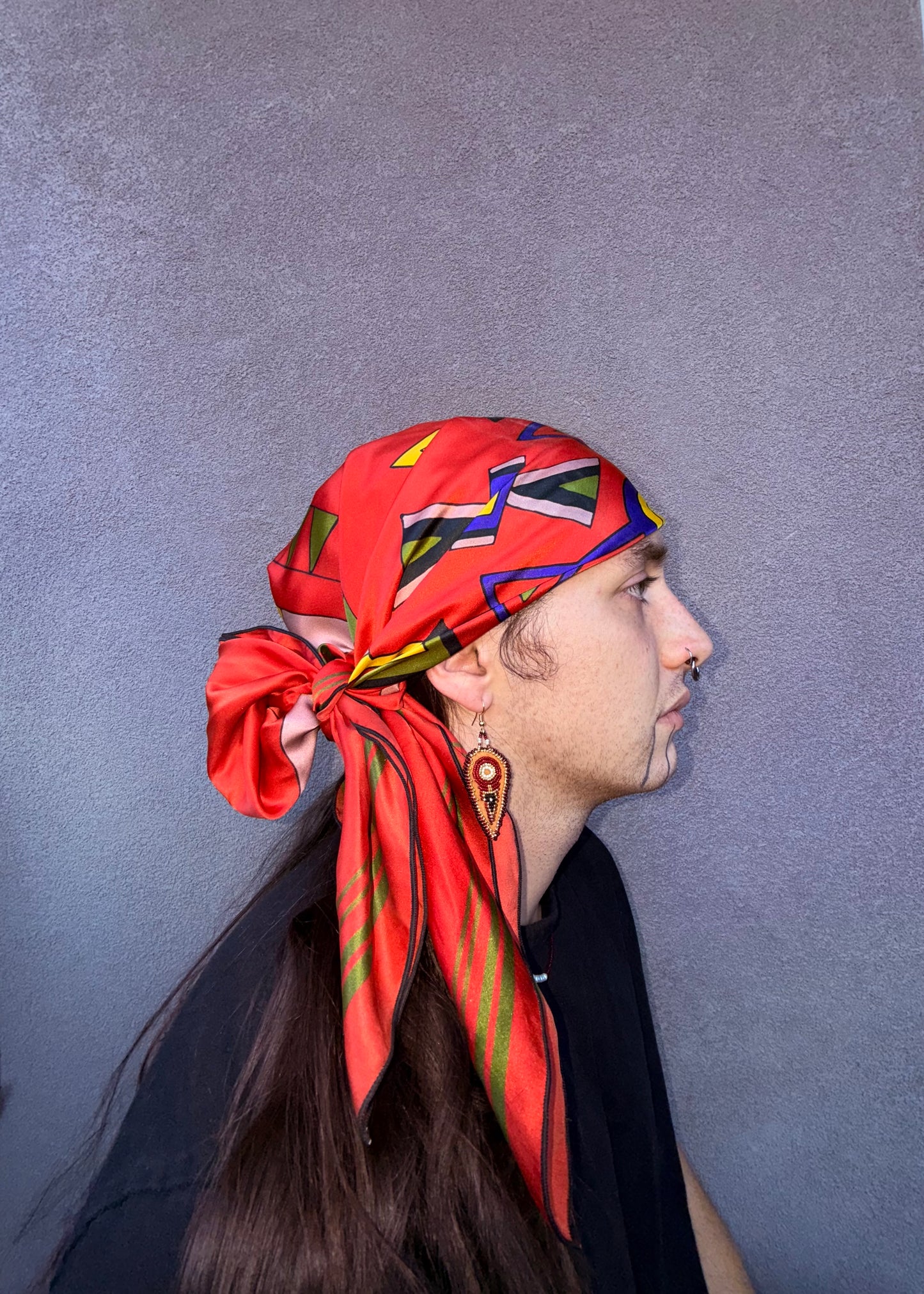 Mūsūtkwi-vi Nuka Silk Scarf (made to order)