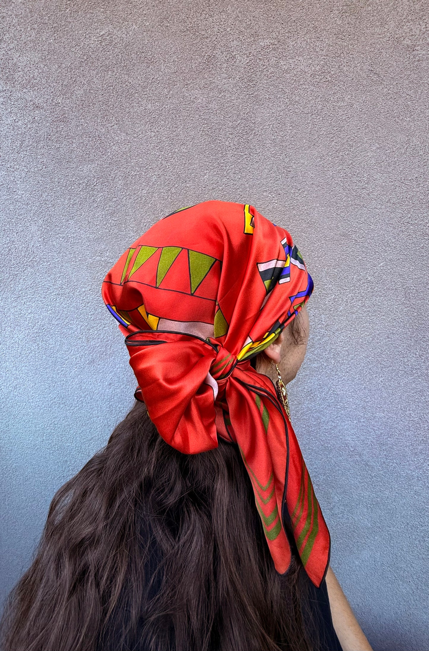 Mūsūtkwi-vi Nuka Silk Scarf (made to order)