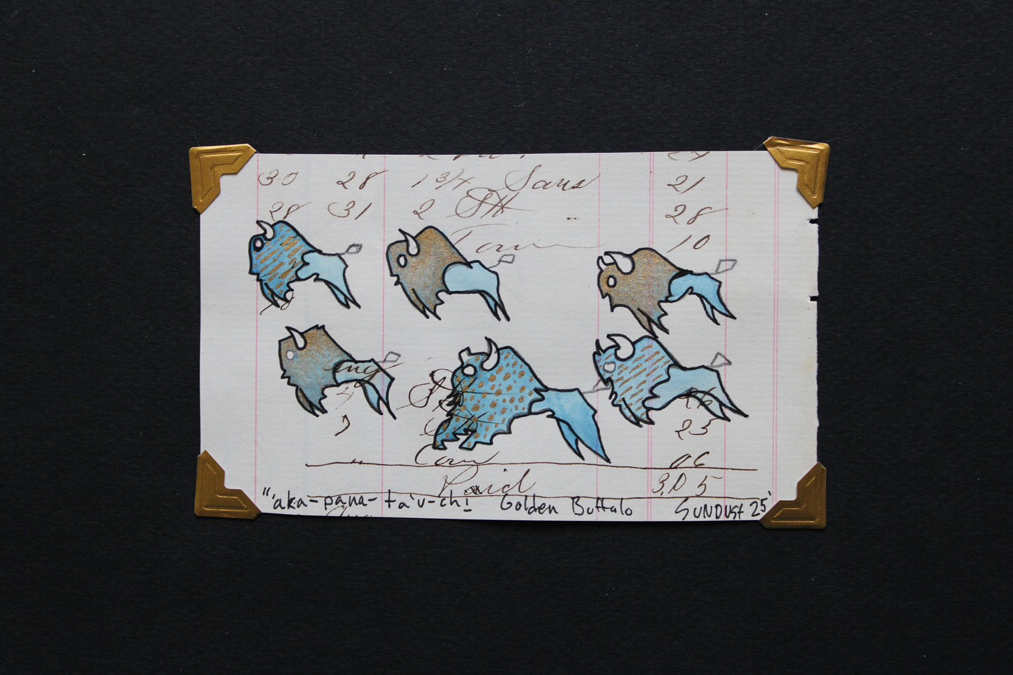 Aka-pana-ta’uchī “golden buffalo”, original