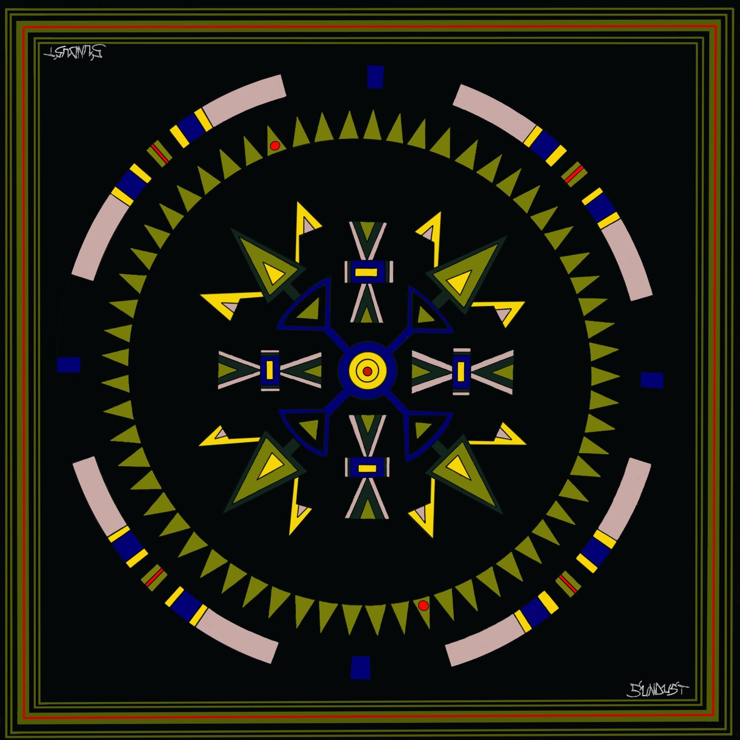 Mūsūtkwi-vi Nuka Silk Scarf
