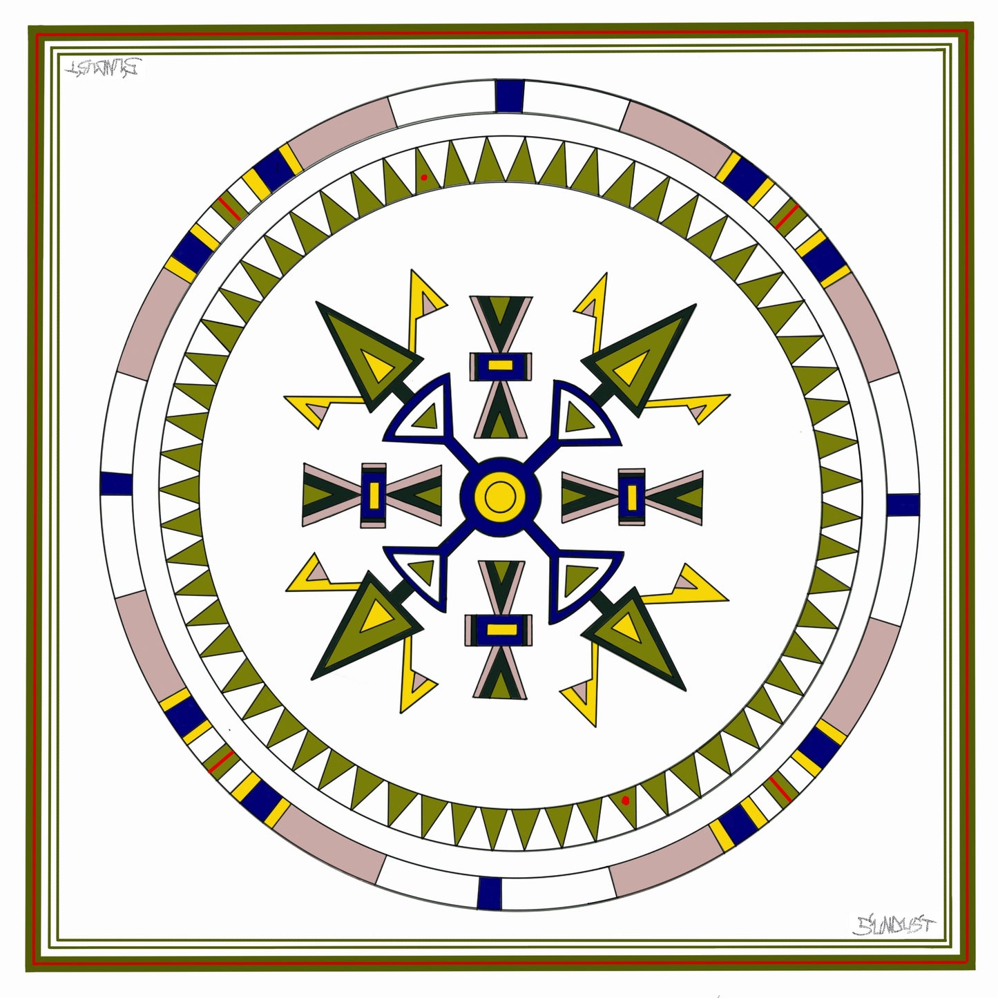 Mūsūtkwi-vi Nuka Silk Scarf