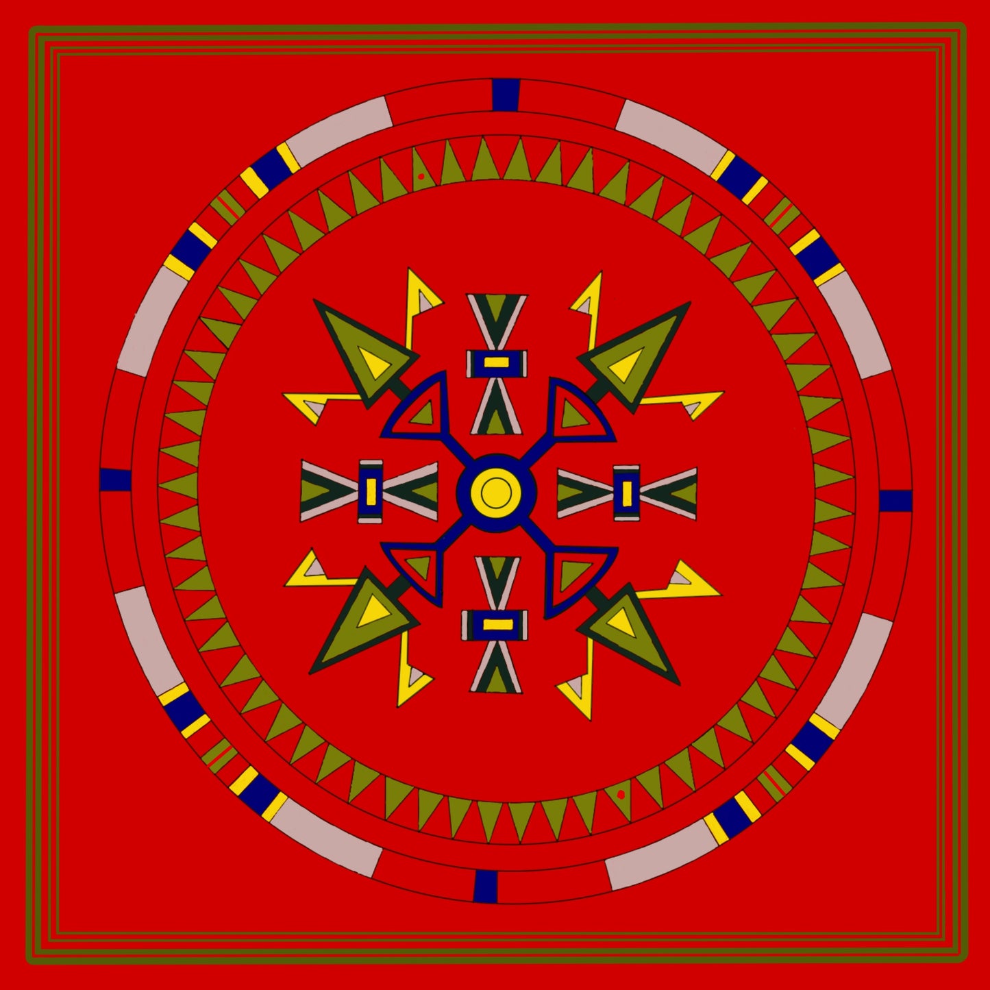 Mūsūtkwi-vi Nuka Silk Scarf (made to order)